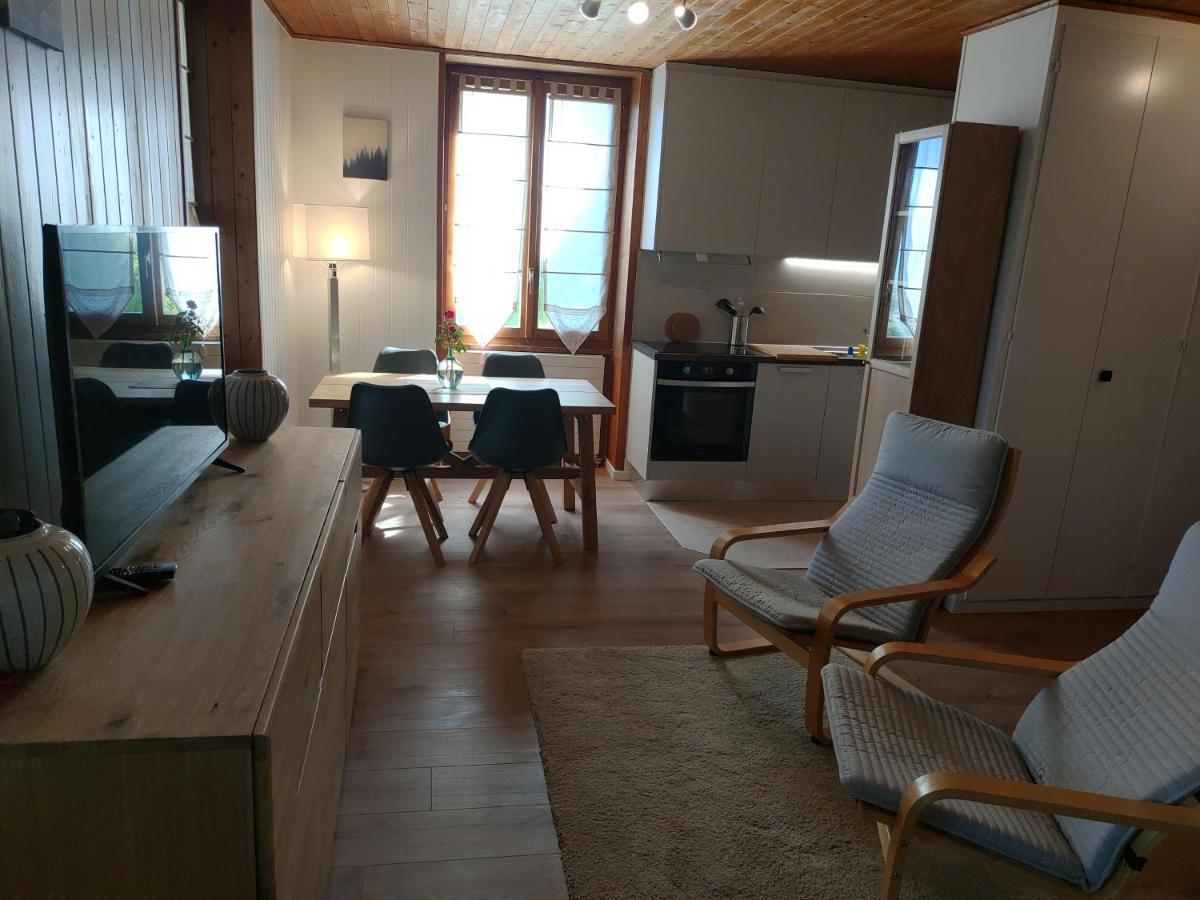 Studio Au Calme, Vue Imprenable Sur La Vallee Leysin Zewnętrze zdjęcie