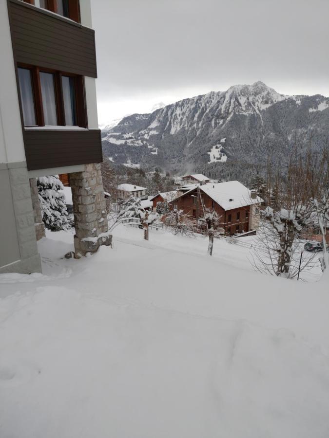 Studio Au Calme, Vue Imprenable Sur La Vallee Leysin Zewnętrze zdjęcie