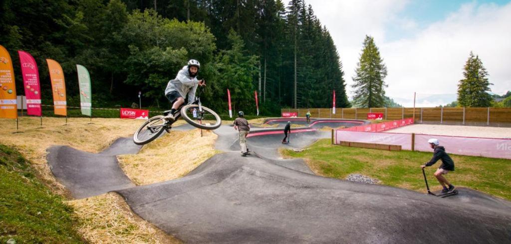 Studio Au Calme, Vue Imprenable Sur La Vallee Leysin Zewnętrze zdjęcie